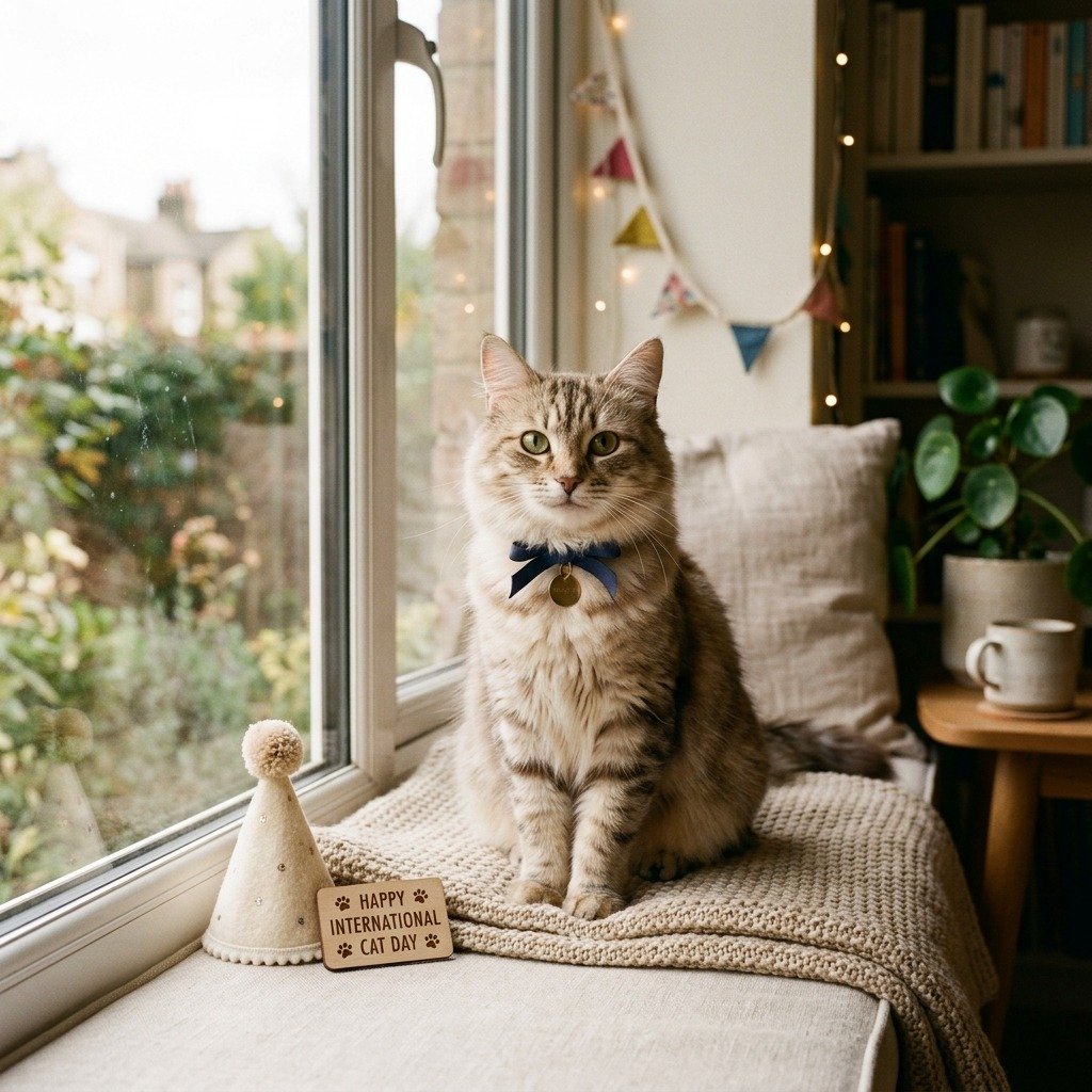 International Cat Day Hashtag